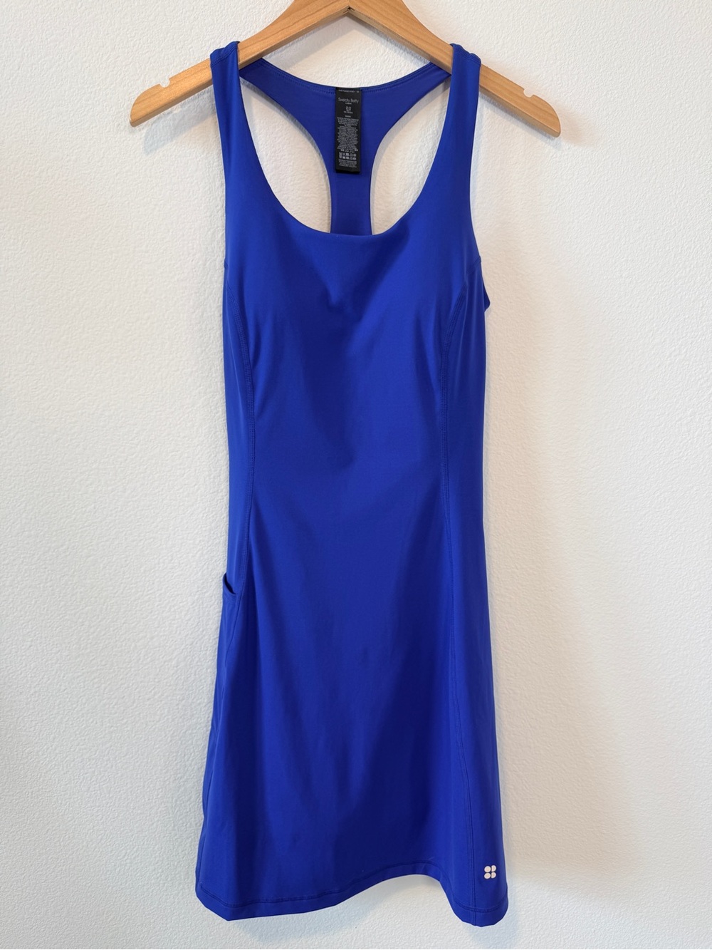 Sweaty Betty Royal Blue Racerback Mini Dress